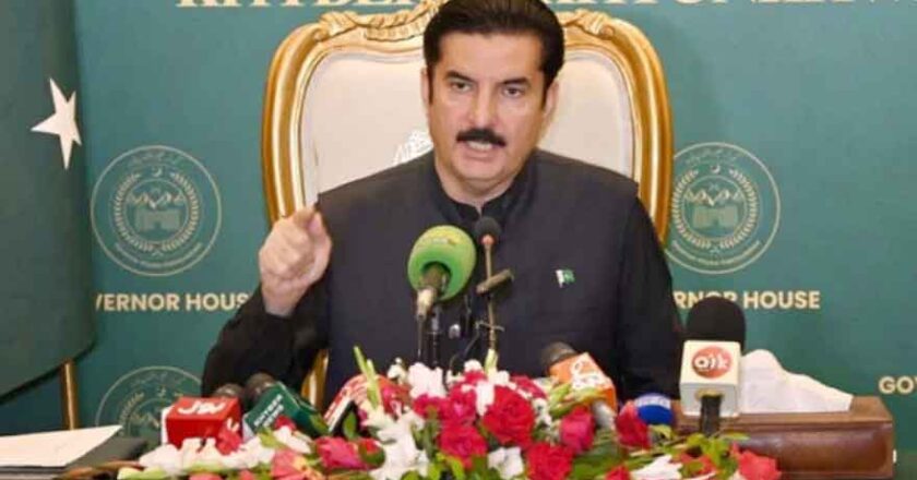 گورنر خیبر پختونخوا کا وفاقی حکومت کے ساتھ تعاون کا عزم، تجاوزات کے خلاف آپریشن کا اعلان