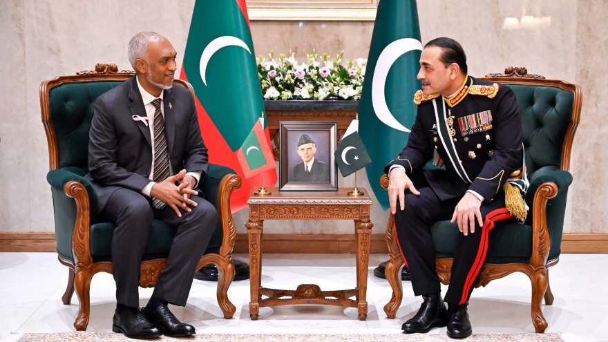 Field Marshal Asim Munir, Maldives President Discuss Defence Cooperation