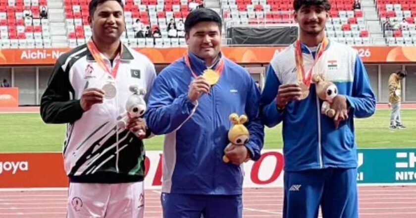 Pakistan’s Haider Ali Wins Silver in Discus Throw at Asian Para Games