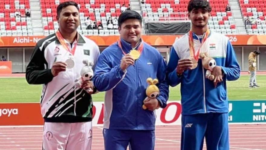Pakistan’s Haider Ali Wins Silver in Discus Throw at Asian Para Games