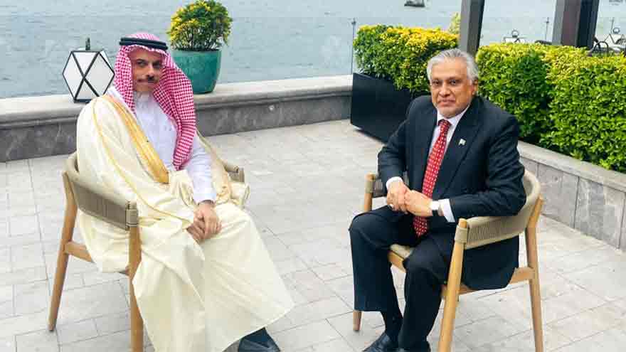 Dar Reaffirms Pakistan’s Support for Saudi Arabia’s Sovereignty