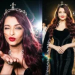 Aishwarya Rai’s Velvet Black Gown and Diamond Crown Look Goes Viral at Paris Fashion Week