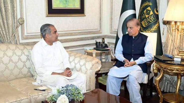 PM Shehbaz Reviews KP Security Situation with Mohsin Naqvi