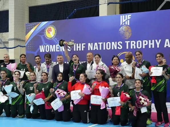 Pakistan Wins Bronze Medal at IHF Asia Zone III Women’s Nations Handball Trophy