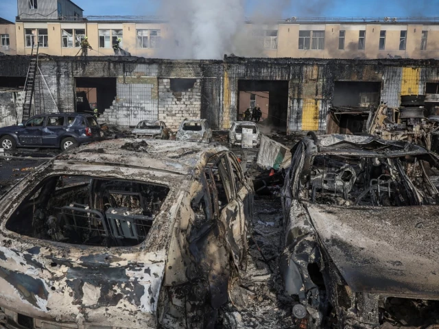 Russian Missile and Drone Attacks Kill at Least Eight in Ukraine